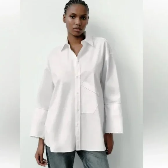 ohga オーガ　EMPIRE TOPS チュニック ホワイト 白 ohga オーガ EMPIRE TOPS チュニック ホワイト 白 ohga オーガ